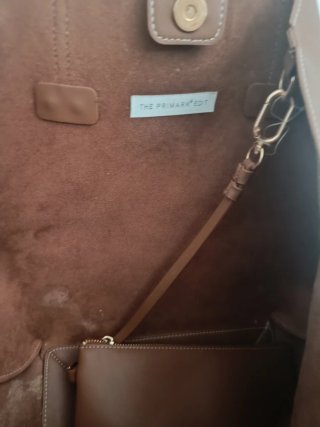 Bolso de mano marrón
