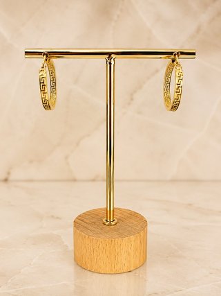 Pendientes Aro Versace Oro 18kl BARC-TRA2363