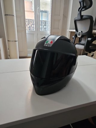 Visera Casco Moto AGV K3 Negra