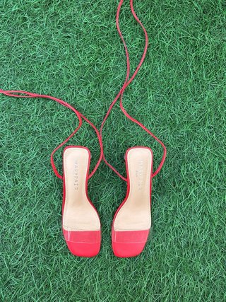 Sandalias Marypaz Rojas Talla 37 Nuevas