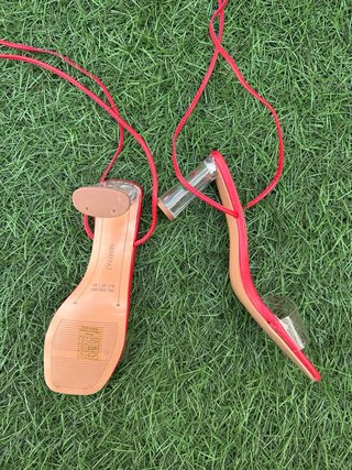 Sandalias Marypaz Rojas Talla 37 Nuevas