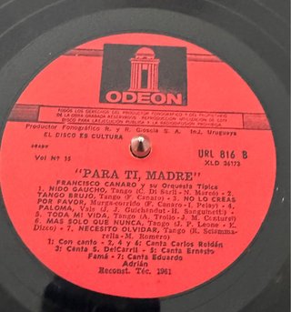 Francisco Canaro LP Tango