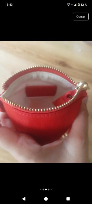 Bolso pequeño Scalpers rojo