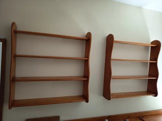 2 Estanterías de pino