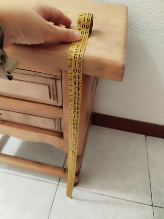 Mesita Castellana Restaurada Madera