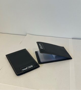 Tarjeteros Negros Elegantes con Capacidad de 20 ud