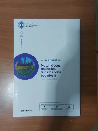 Matemáticas aplicadas a las Ciencias Sociales I...