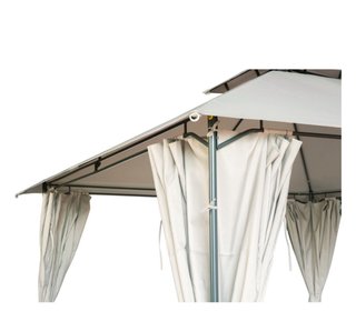 Pérgola - Cenador de acero color top 3x3
