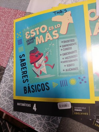Vendo libros de Matemáticas de 4 Primaria