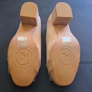 Zapatos Kylie antelina beige
