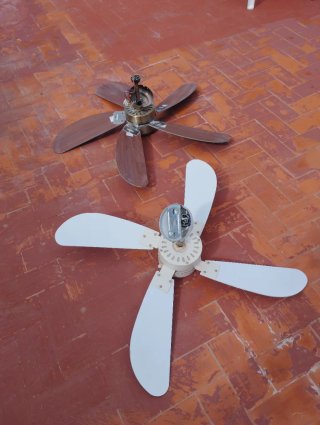 Ventilador de Techo Madera y Metal 20€ por dos!!!