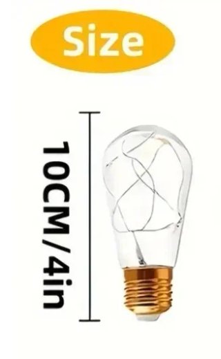 Guirnalda Solar LED 25 Bombillas Edison