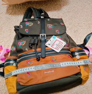 Mochila Desigual Bindi Tribeka Marrón/negro