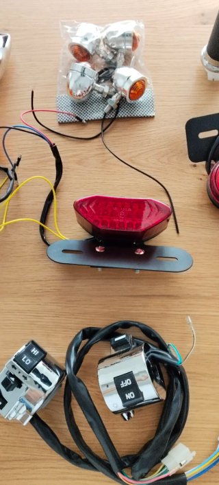 Kit Accesorios Moto Custom