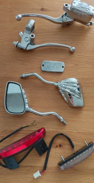 Kit Accesorios Moto Custom