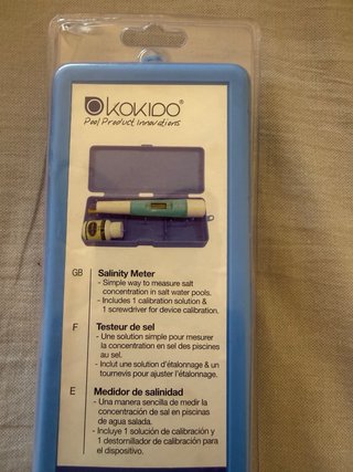 Medidor Salinidad Kokido Piscina