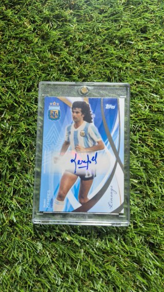 Kempes Auto Lineage Topps Argentina