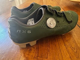 Zapatillas Shimano RX6 Verde Camuflaje casi nuevas