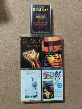 Lote 25 Casetes Rumba Flamenco Gitano