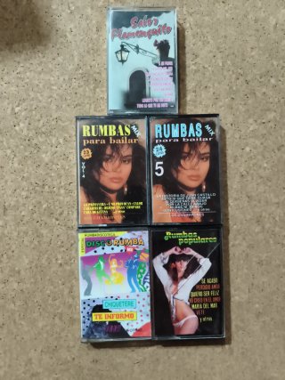 Lote 25 Casetes Rumba Flamenco Gitano