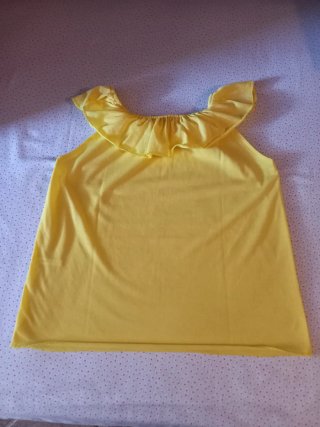 Canottiera bambina H&M gialla 6/8 anni
