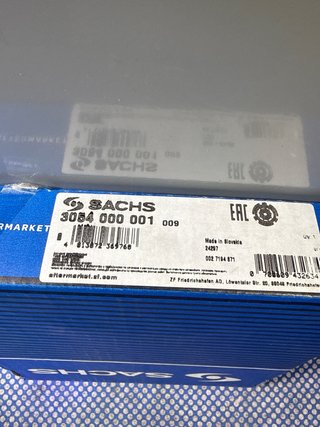 Plato Presión Sachs BMW