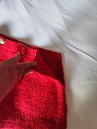 Falda Pantalón Corto Rojo