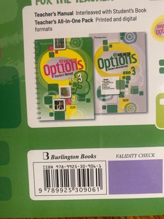 Options 3ESO Students Book