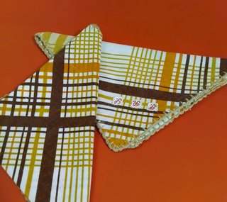 6 servilletas de tela con diseños variados