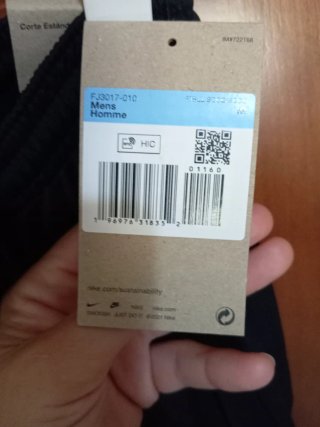 Pantalón chándal Nike Negro