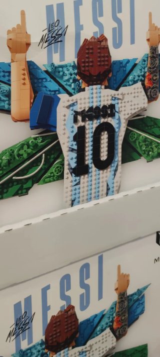 LEGO Messi Celebración 3D Pared 43018 Fifa Mundial