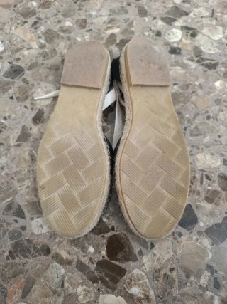 Espardeñas negras con cordones