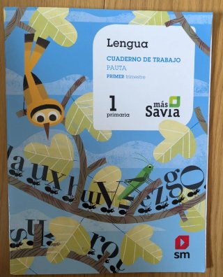 Lengua, 1 Primaria Más Savia : pauta