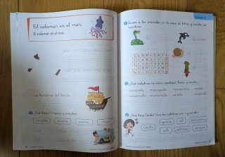 Lengua, 1 Primaria Más Savia : pauta