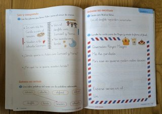Lengua, 1 Primaria Más Savia : pauta