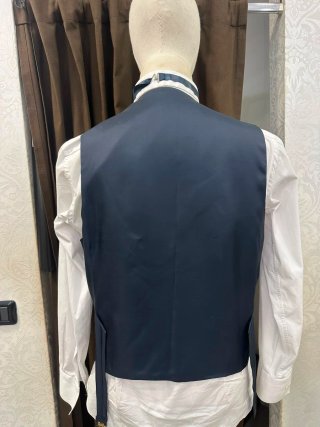 Gilet Daniele Bruno Uomo Fantasia Cerchi Blu