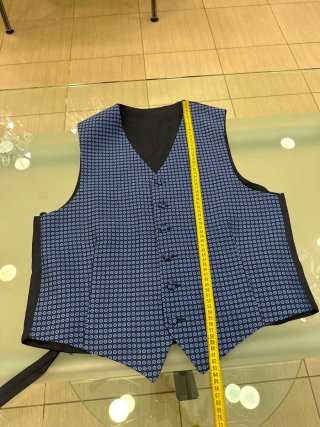 Gilet Daniele Bruno Uomo Fantasia Cerchi Blu