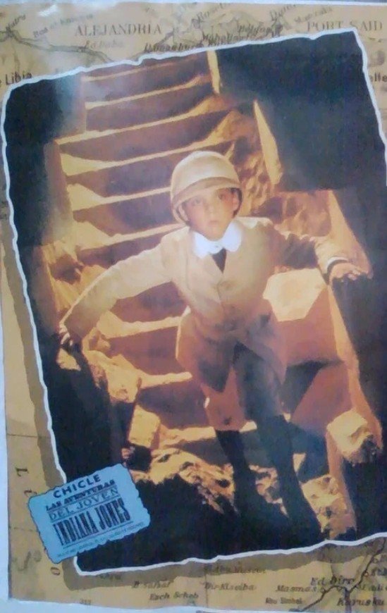 El Joven Indiana Jones - Adhesivo promocional