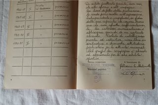 Documenti d'epoca: Libretto scolastico, Legge 1962