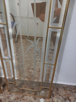 Vidrieras Decoradas Bambu Puerta