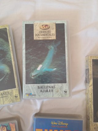Cintas VHS Disney y Documentales