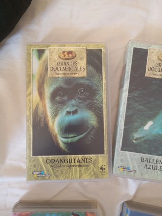 Cintas VHS Disney y Documentales