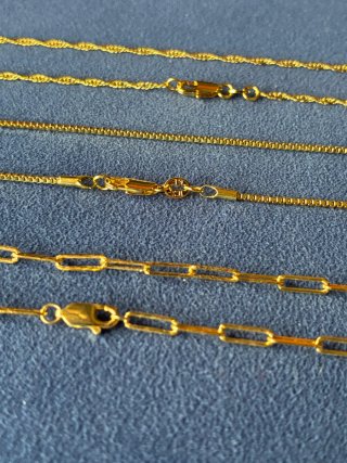Varias Cadenas de Oro 18k