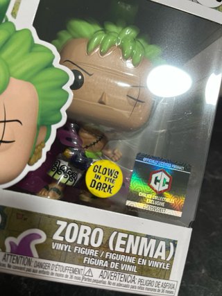 Funko Pop! One Piece Zoro Enma 1288 “Chalice” Gtd
