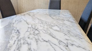 Mesa de comedor mármol blanco