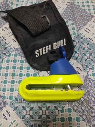 Candado Antirrobo Luma Azul y Amarillo
