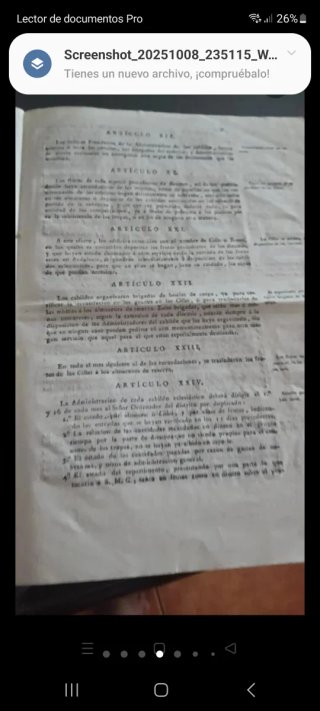 Documentos antiguos 1812