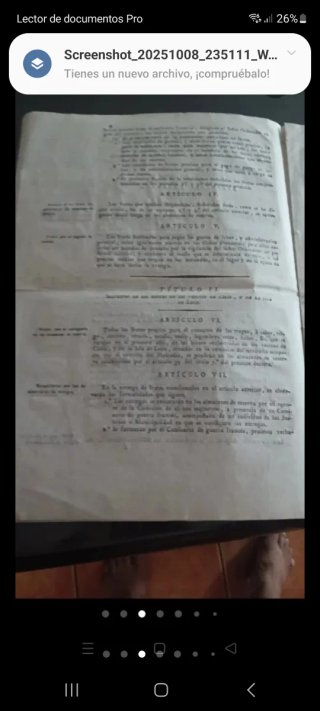 Documentos antiguos 1812