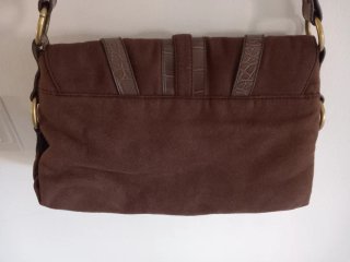 Bolso vintage mujer marrón