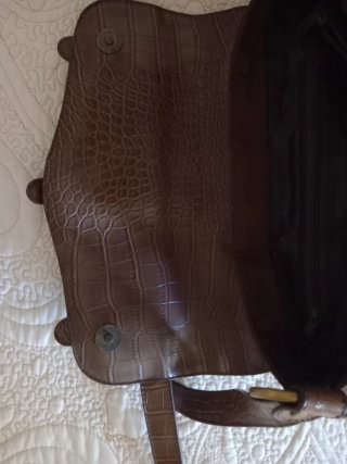 Bolso vintage mujer marrón